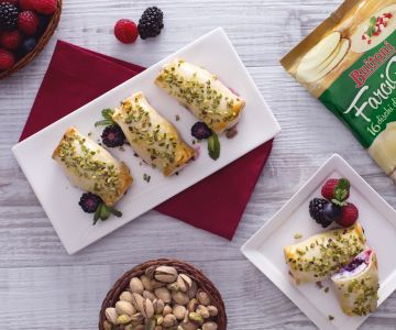 Mini strudel aux fruits des bois et ricotta