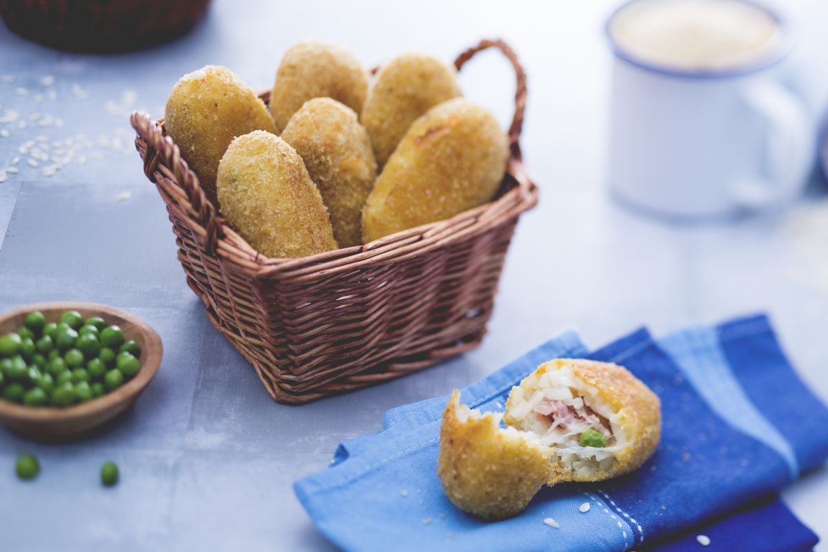 Croquettes de riz au four