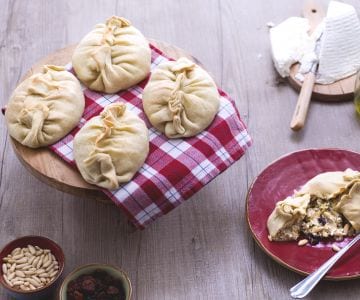 Feuilletés à la ricotta et scarole