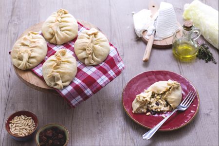 Feuilletés à la ricotta et scarole