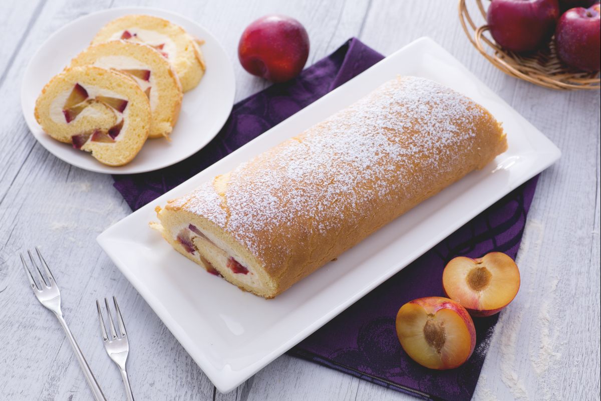 Roulé aux prunes