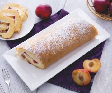 Roulé aux prunes