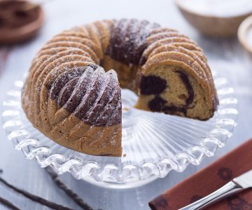 Gâteau marbré sans gluten
