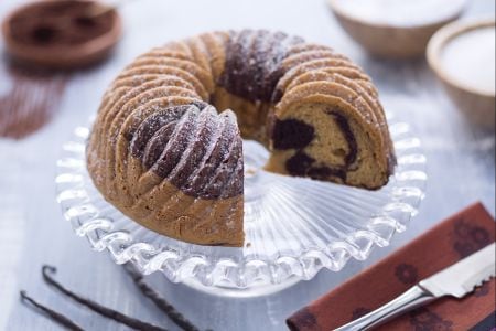Gâteau marbré sans gluten
