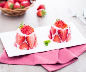 Panna cotta avec agar agar