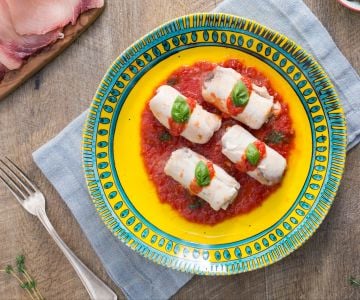 Rouleaux d'espadon à la sauce aux câpres