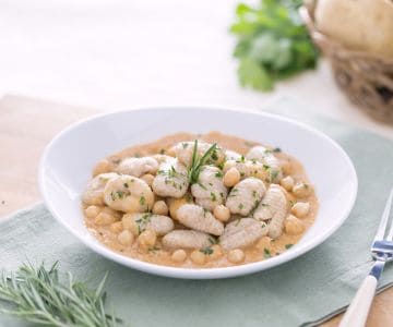 Gnocchetti complets aux pois chiches et thon