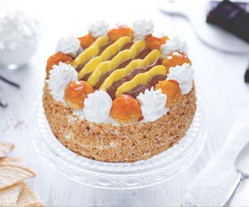 Gâteau Saint Honoré avec génoise