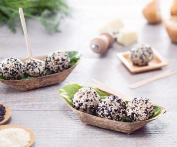 Boulettes en croûte de sésame