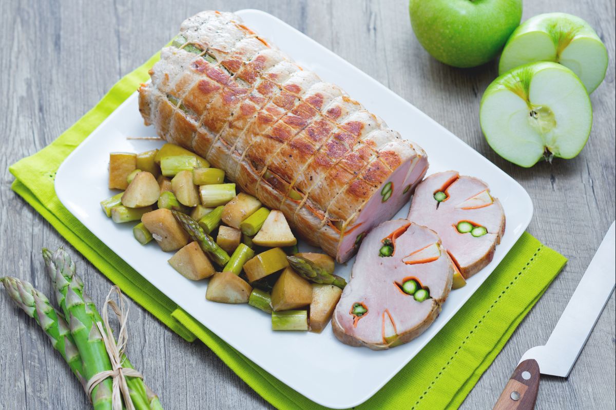 Lonza de porc farcie