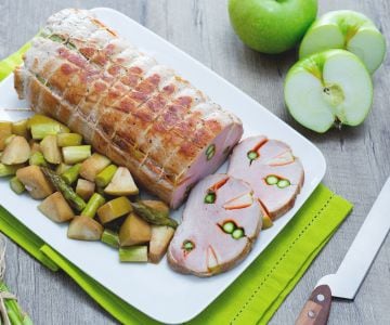 Lonza de porc farcie
