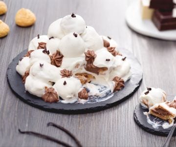 Profiteroles au chocolat blanc