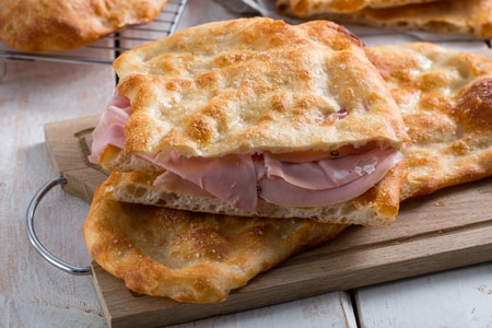 Pizza blanche romaine