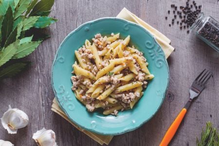 Penne au ragoût blanc de lapin
