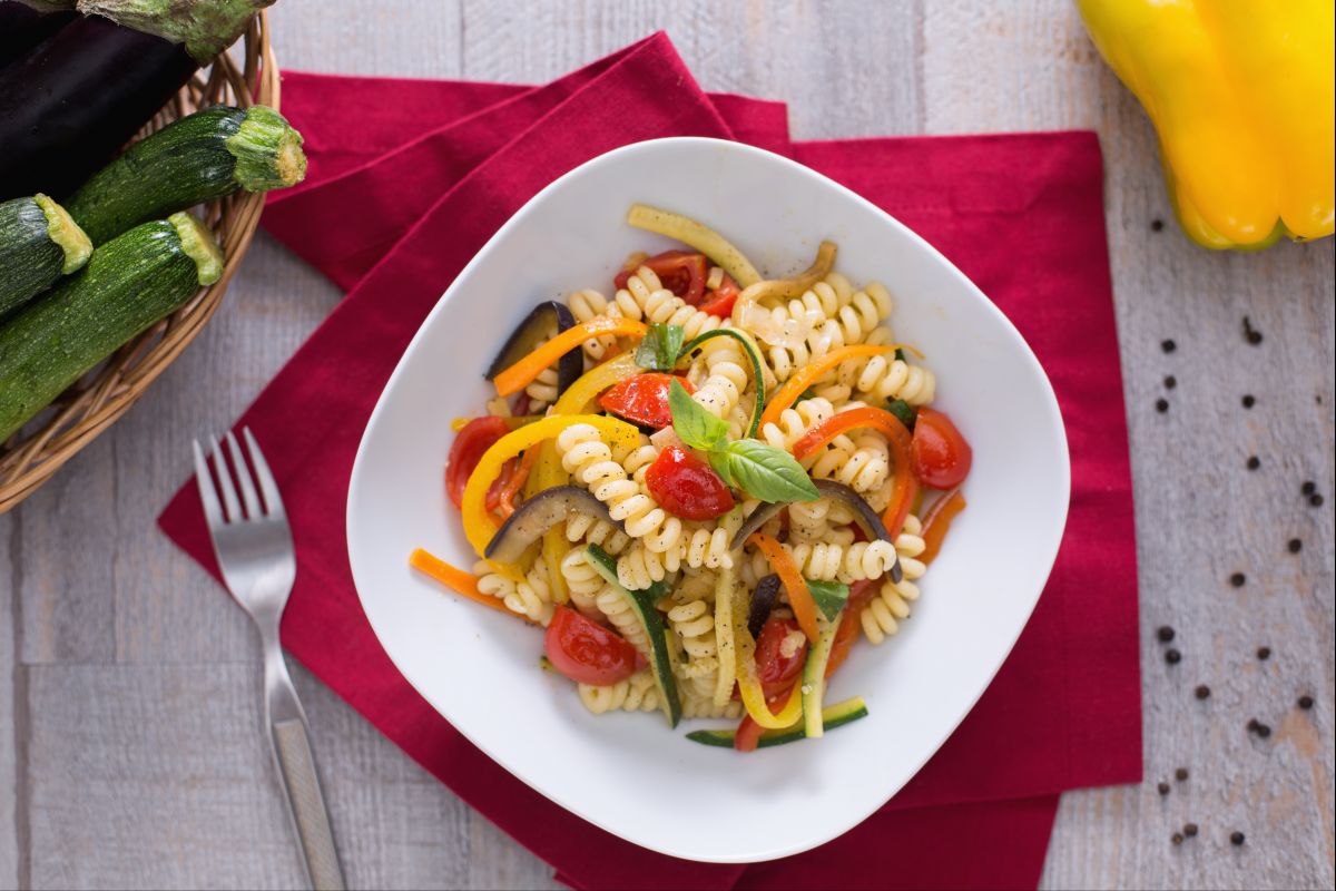 Fusilli à la jardinière