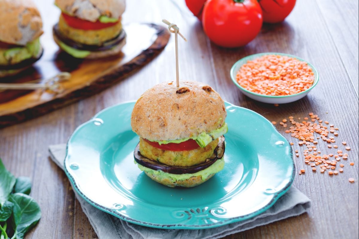 Hamburger de lentilles