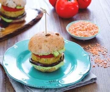 Hamburger de lentilles