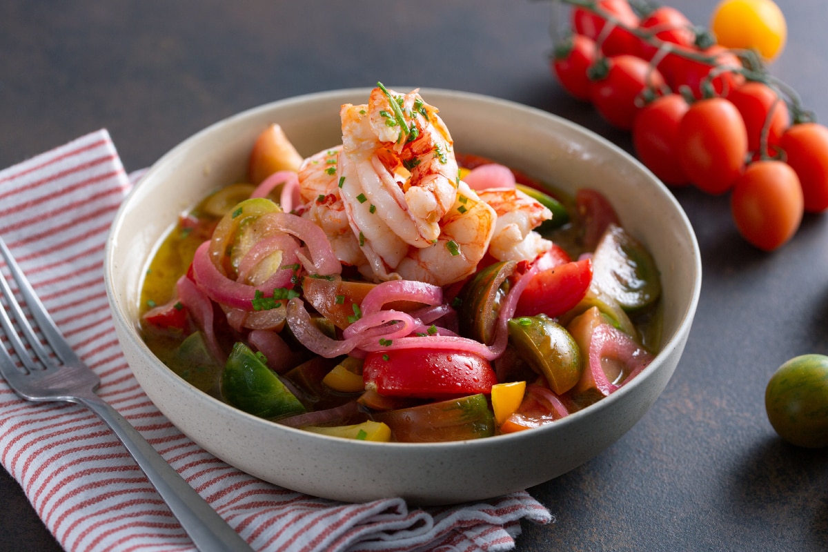 Crevettes à la catalane