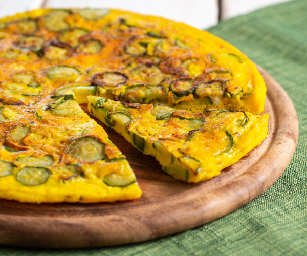 Omelette aux courgettes