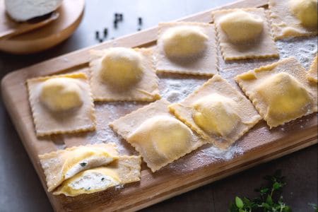 Raviolis à la ricotta
