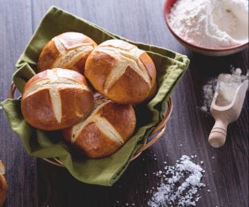 Petits pains bretzels