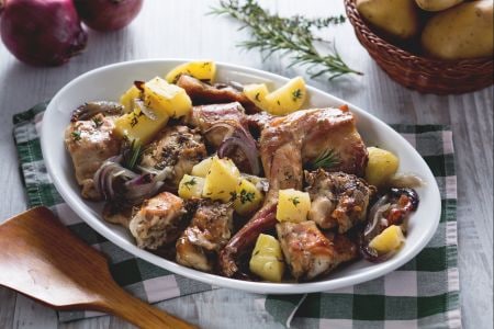 Lapin au four