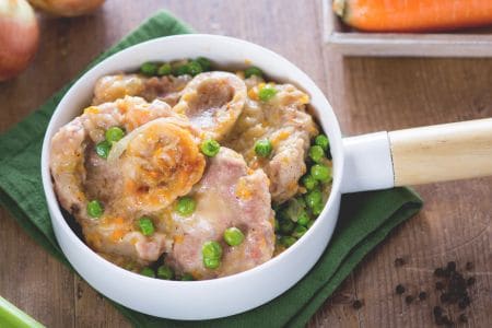 Osso buco avec petits pois