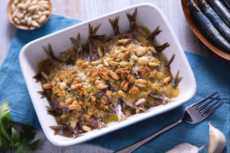 Sardines au four