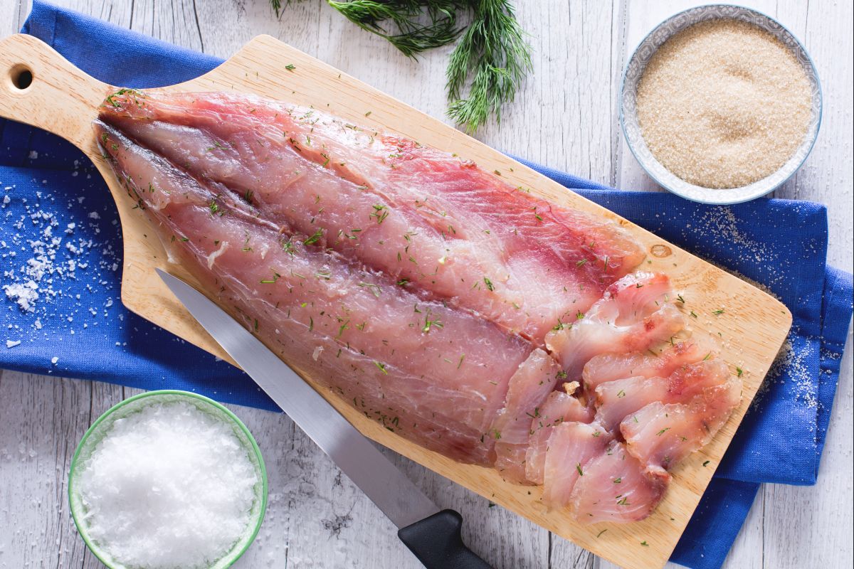 Gravlax de sériole