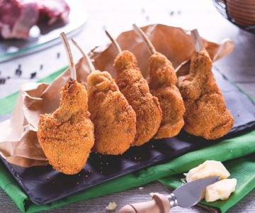 Côtelettes d'agneau frites