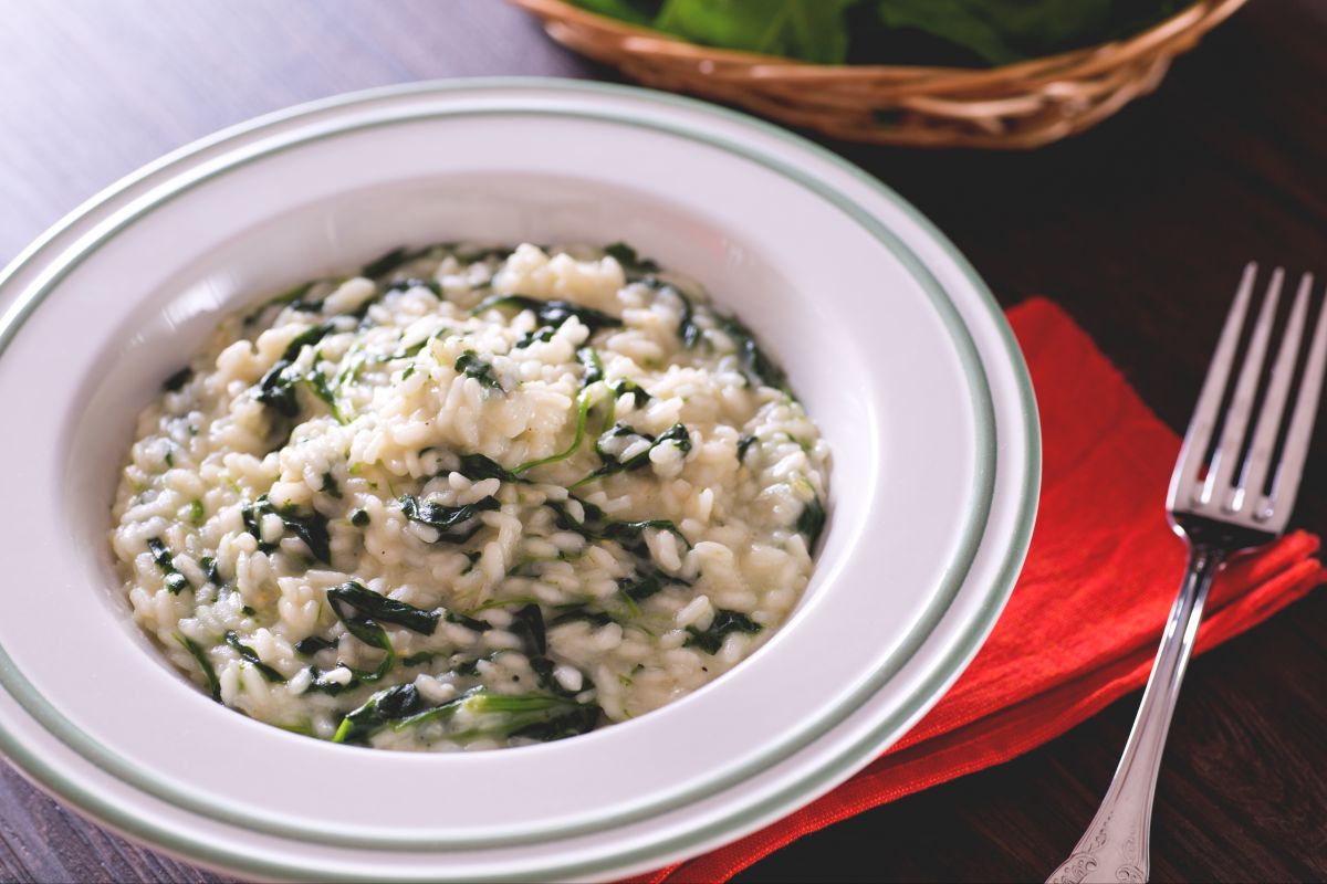 Risotto aux épinards