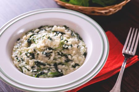 Risotto aux épinards