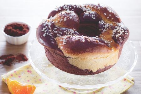 Couronne pascale au cacao