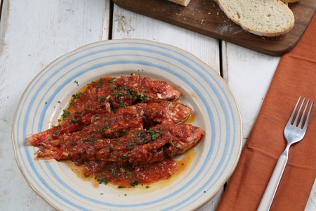 Rougets à la livournaise