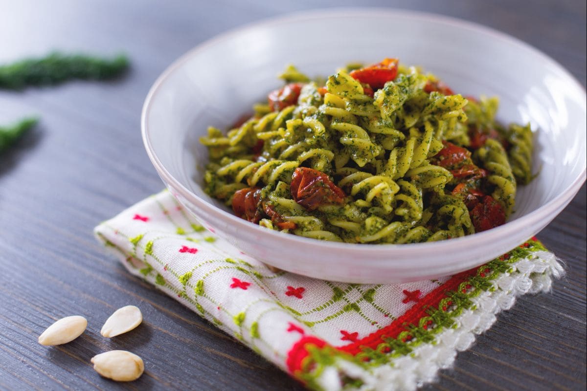 Pâtes au pesto de fenouil