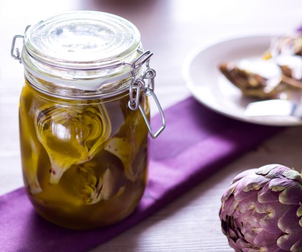 Artichauts à l'huile