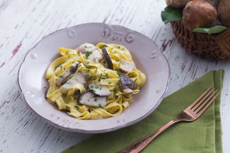 Tagliatelles aux cèpes