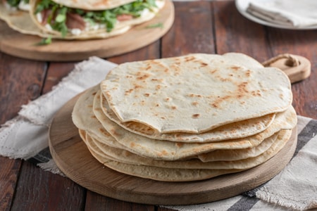 Piadina romagnole faite maison