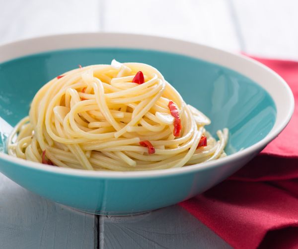 Spaghetti à l'ail, à l'huile et au piment