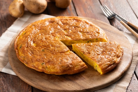 Omelette aux pommes de terre