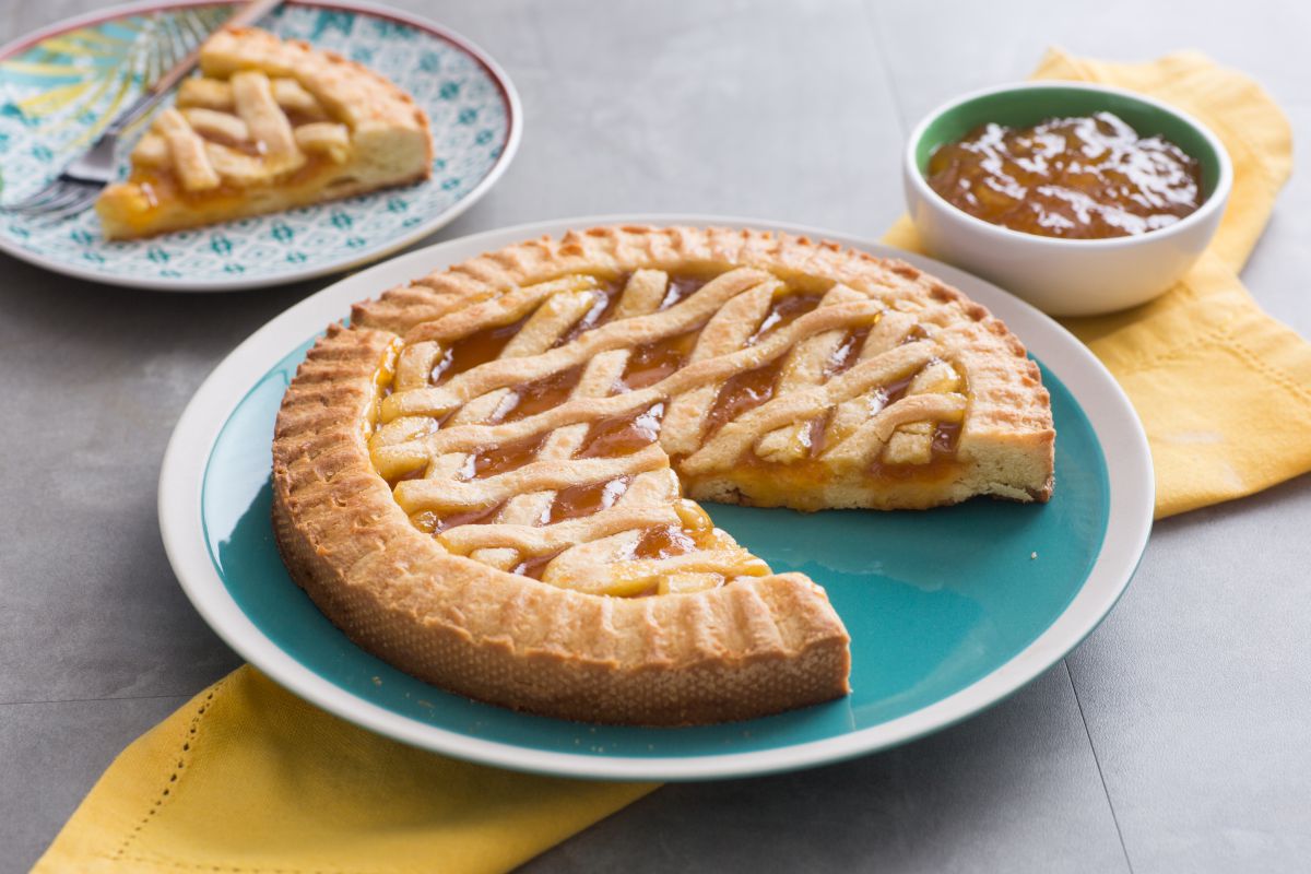 Tarte à la confiture d'abricots