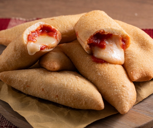 Panzerotti (calzones) frits