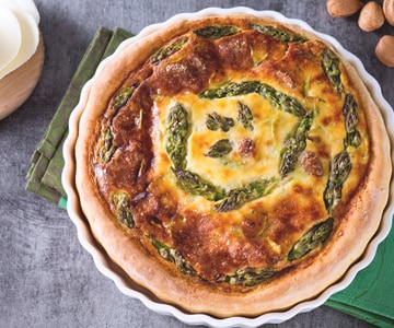Tarte salée aux asperges