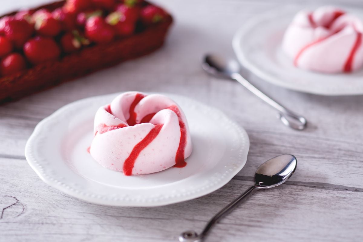 Semifreddo aux fraises