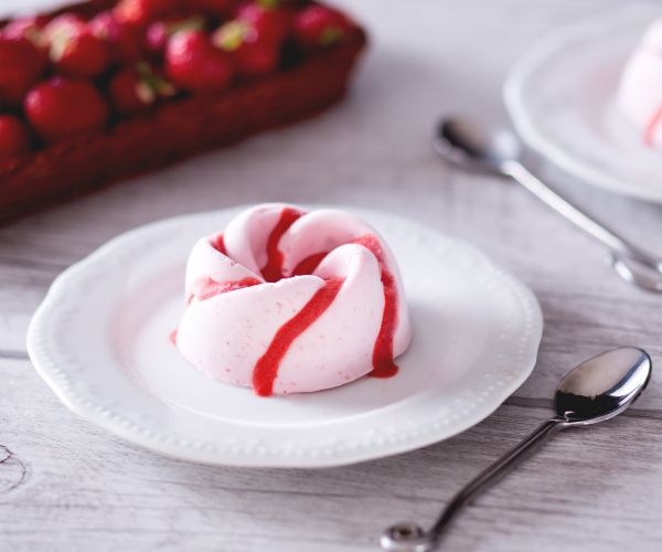 Semifreddo aux fraises