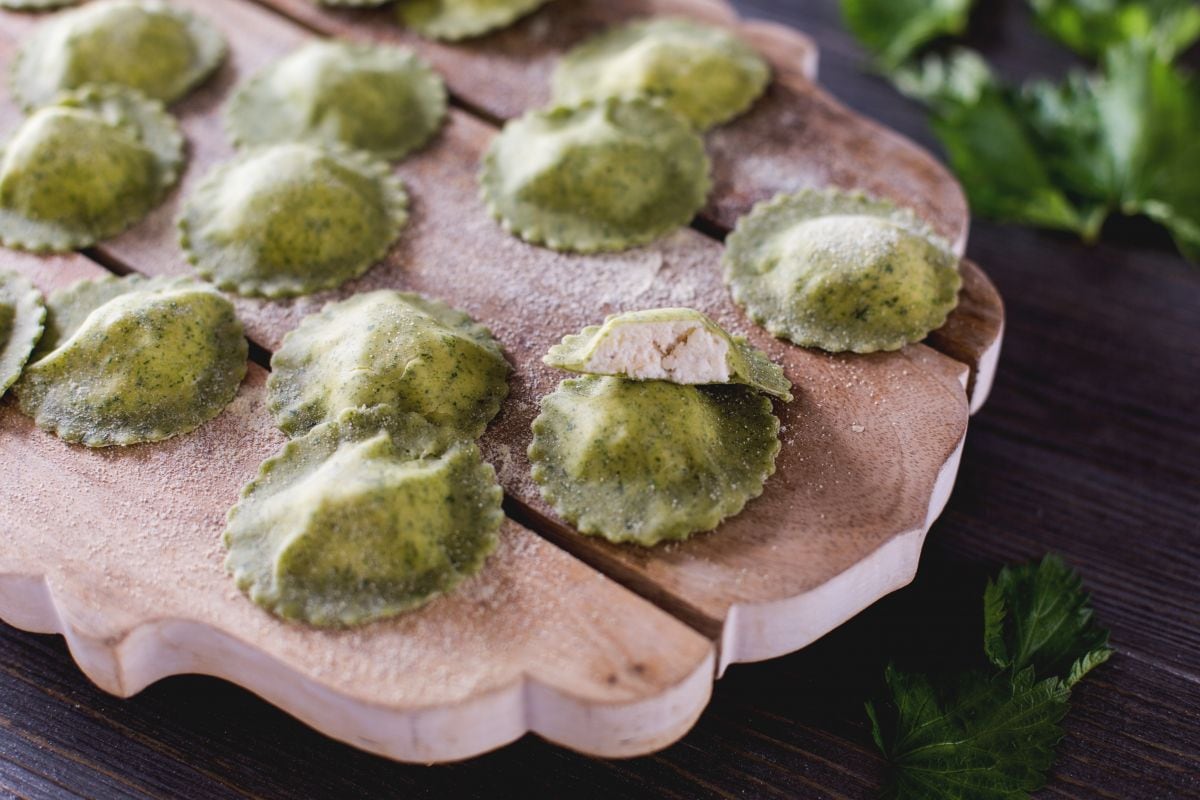 Raviolis aux orties