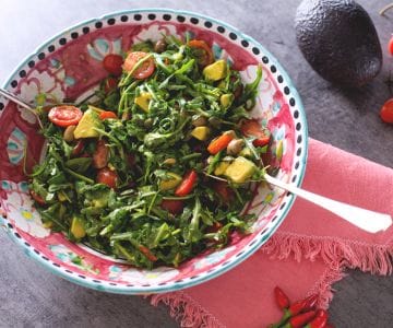 Salade à l'avocat