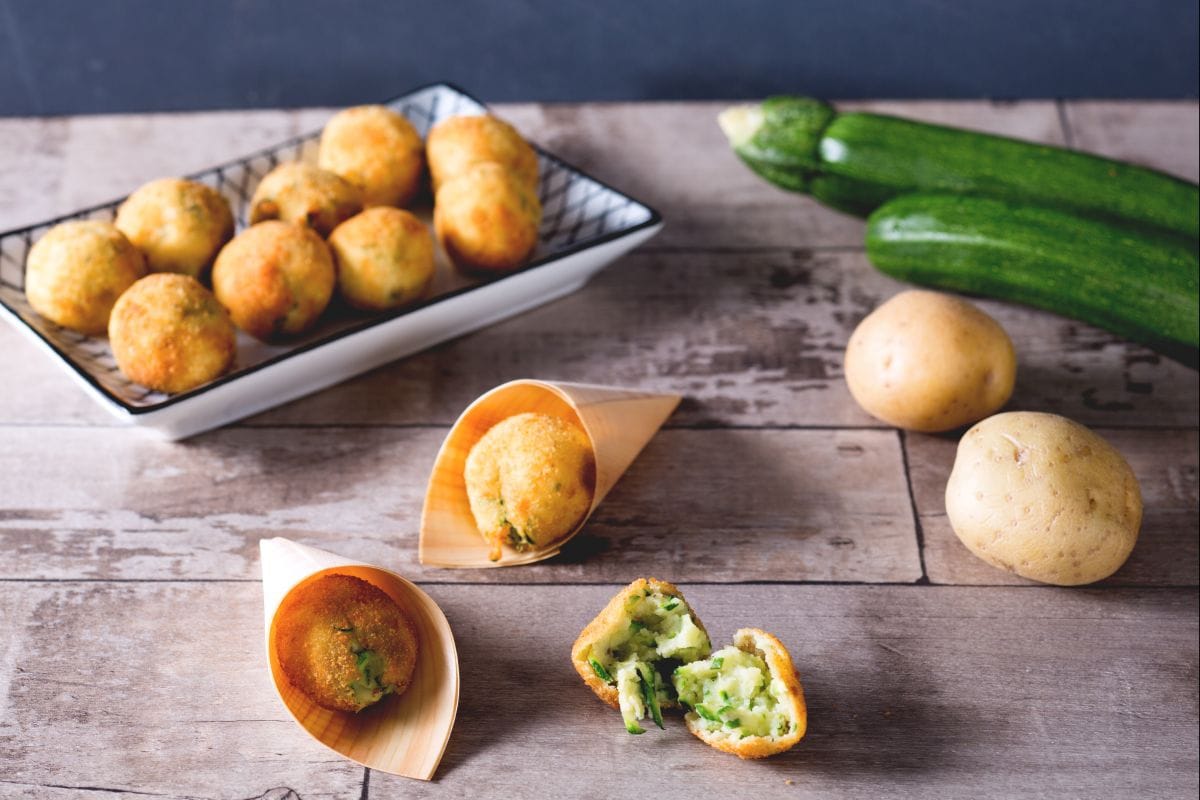 Boulettes de courgettes et pommes de terre