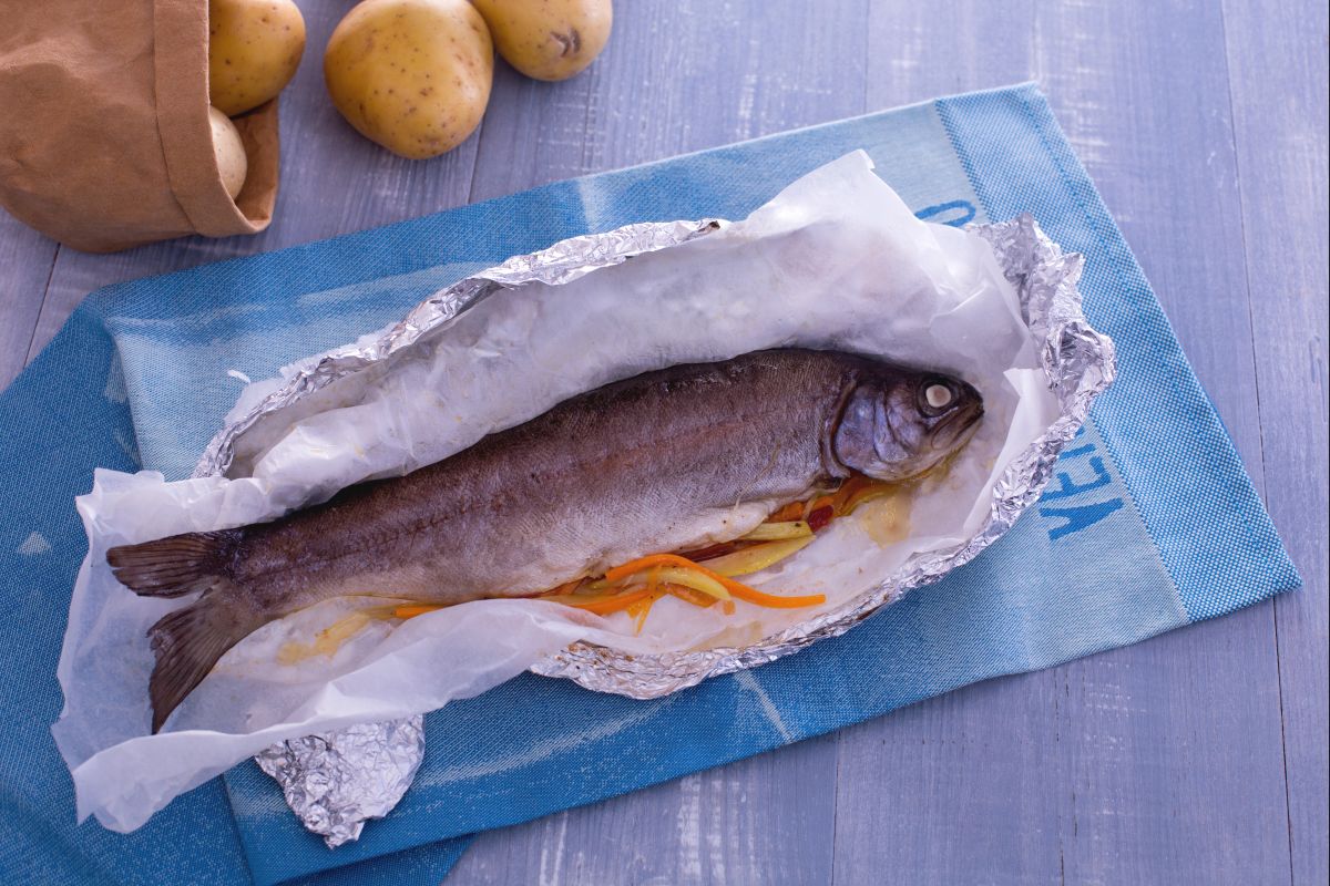 Truite en papillote