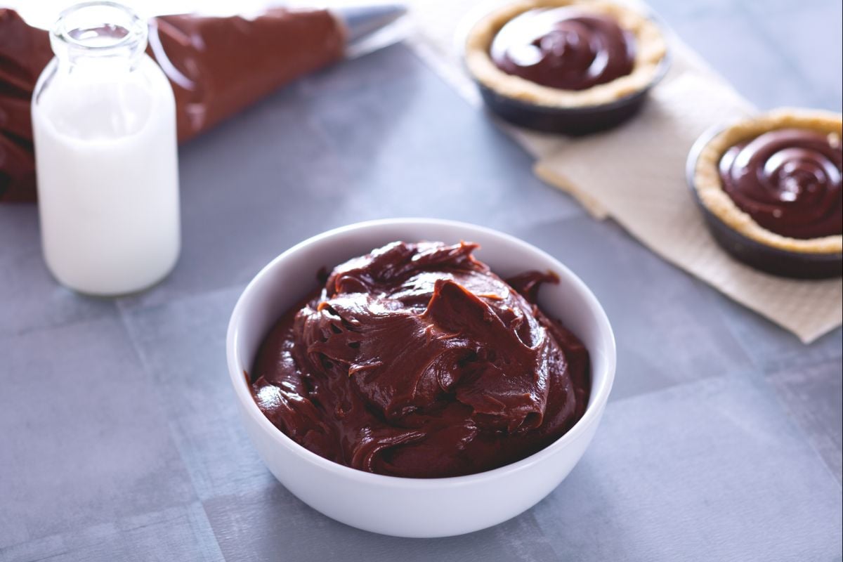 Ganache au chocolat au lait